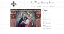 Desktop Screenshot of live.saint-mary.net
