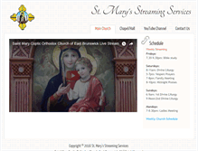 Tablet Screenshot of live.saint-mary.net